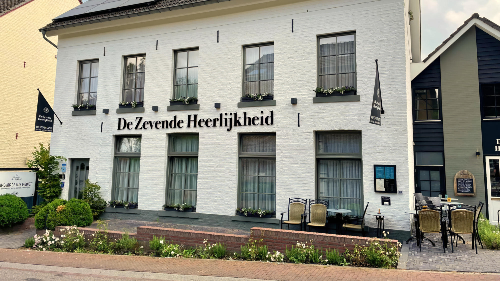 Schitterend panorama van uit de appartementen in Noorbeek