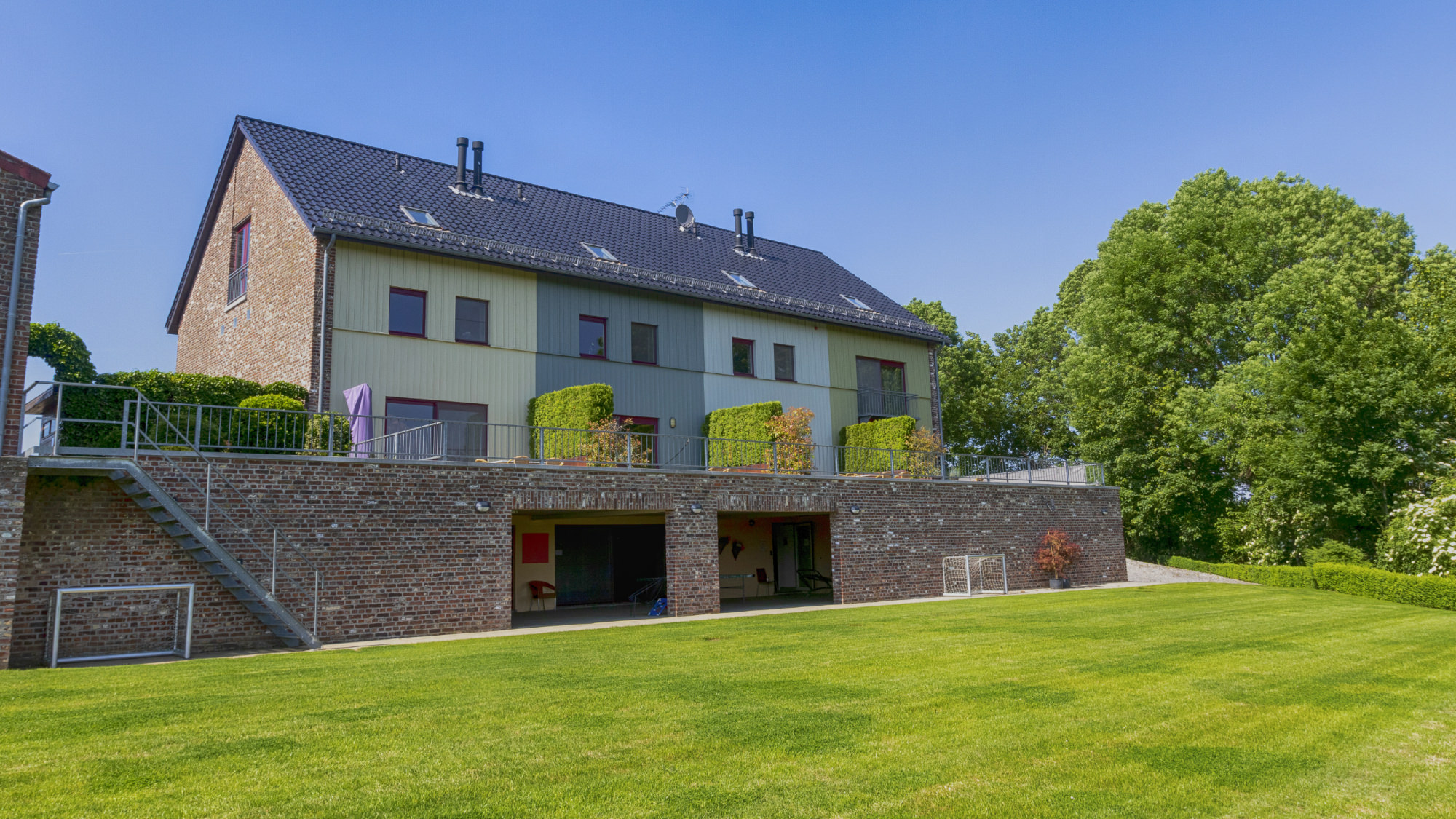 Overview photo of the holiday homes De Snauwenberg