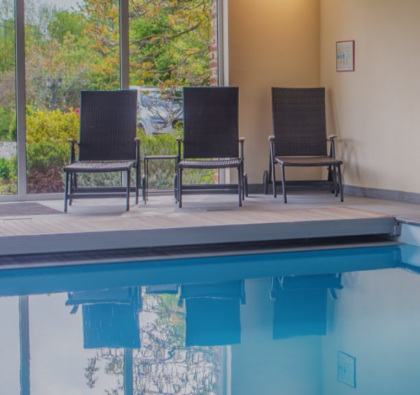 Indoor swimming pool at Gary's House