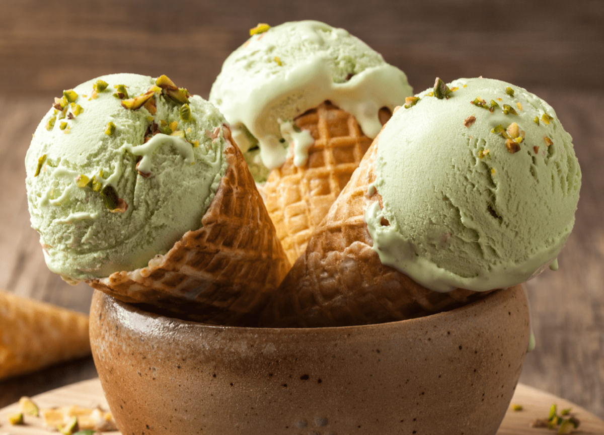 Glace de Gelato Farm de la région de Voer en Belgique