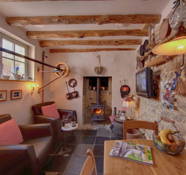 Cozy living room at Hoeve de Witte Gans