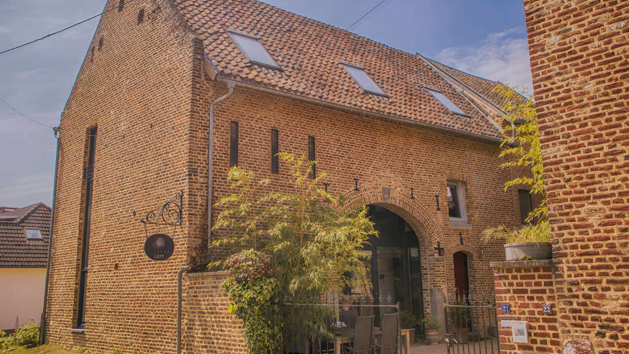 Vorderansicht des Hauses Luna Loft