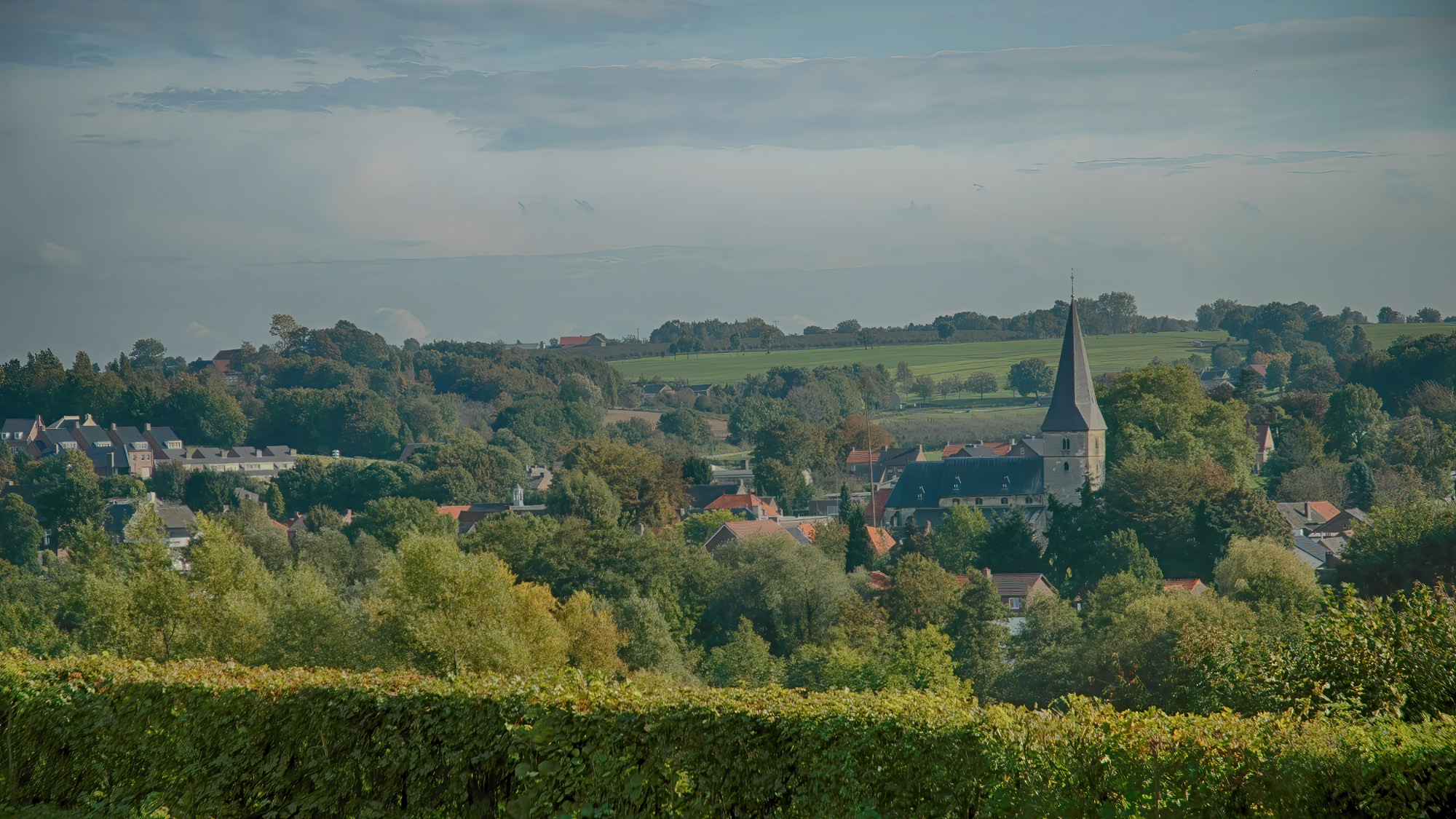 Beautiful panorama from the apartments in Noorbeek