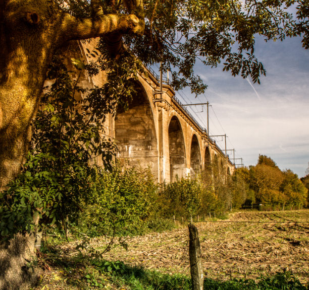 Grootste spoorbrug van België in de Voerstreek